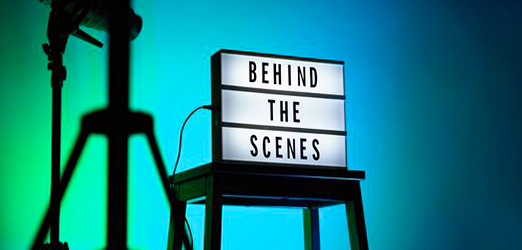 Behind the scenes — camera setup